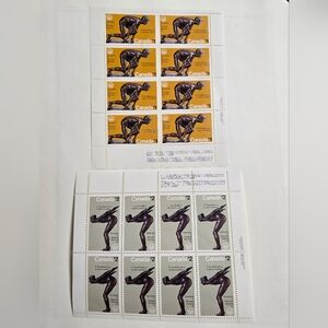 Canada Postage Stamp Sheets Olympics